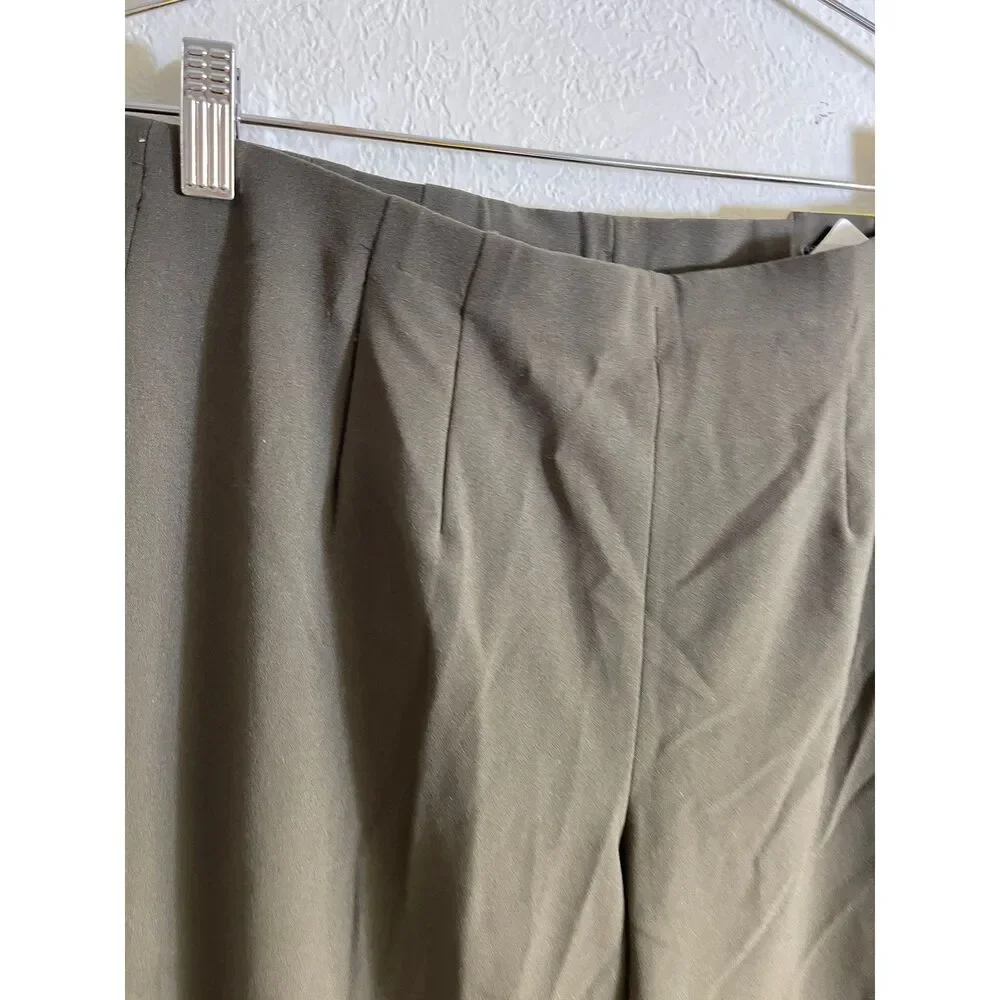 Vintage East 5th 1980 Womens Straight Leg Slacks Pants SIZE 14P Black Career NEW